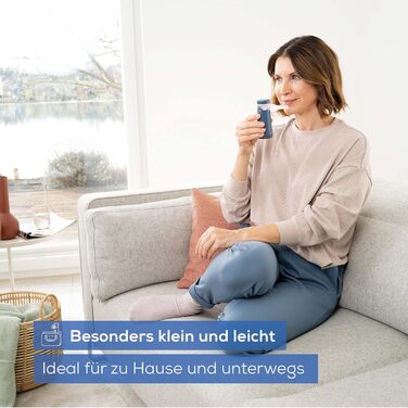 Інгалятор Beurer IH 49, портативний інгаляційний пристрій для дітей та дорослих, для лікування застуди, астми та інших респіраторних захворювань, акумуляторна батарея, особливо тихий