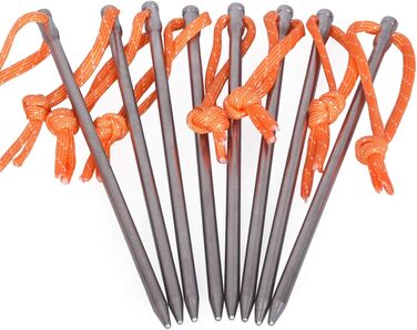 Титанові кілочки Надлегкі наметові кілки Надміцні цвяхи для наметів Вуличні тентові кілки Кемпінговий намет Аксесуари для трави Тв