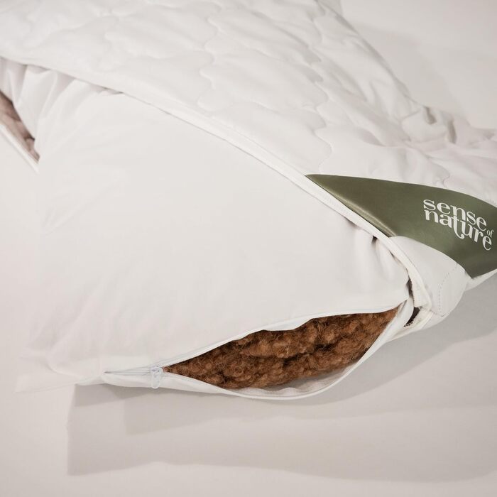Подушка Sense of Nature з натурального верблюжого волосся Наповнювач 100 кульки верблюжого волосся Чохол 100 бавовна, 40x80 см