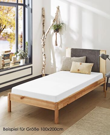 Простирадло на резинці JACK Uni сатинове 100x200 / 140x200 / 180x200 см однотонне простирадло на резинці, багато кольорів, колір білий, розмір 180x200 см простирадло на резинці 180x200 см простирадло на резинці біле