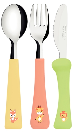 Дитячий набір столових приборів Tramontina Baby Friends, 3 предмети (6710902)