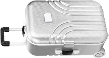 Мила міні-валіза SUNGOOYUE з пластику, рожево-срібляста, для подорожей та іграшок