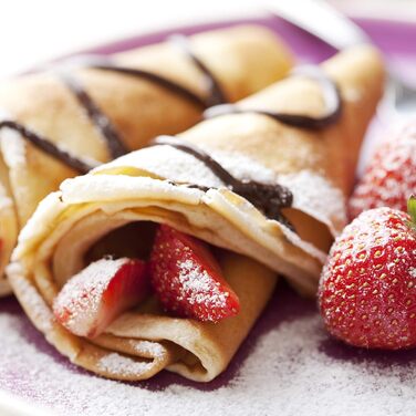 Сковорода Relaxdays Crpes литий алюміній 25 см, чавунна сковорода з антипригарним покриттям для млинців, легко чиститься, дуже плоска, чорна