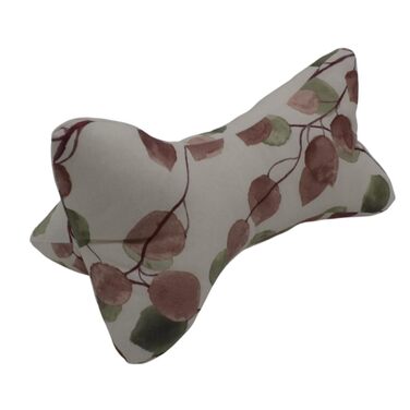 Мануфактура Martinshof Осіння кістка для читання, подушка для шиї, кістка для шиї, валик для шиї, подушка для читання, кістка для читання, підставка для книги, розслаблююча подушка, подушка, підтримка шиї, ергономічна, бавовна, трави, листя