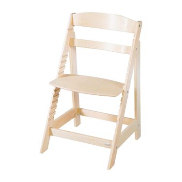 Дитячий стільчик для годування roba Sit Up Flex - Дерев'яний стільчик для годування, який росте разом з дитиною - Регульований сті