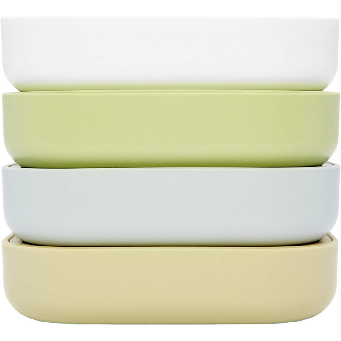 Харчова пластикова мильниця SZDUDU, зберігає мило сухим, легко миється, має сильну дренажну здатність (біла)