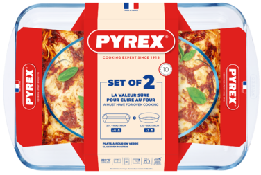 Набір форм для запікання Pyrex, 2 предмети (7054283)