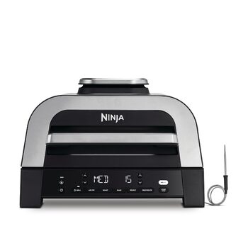 Гриль та аерофритюрниця Ninja MAX 6-в-1, 3,8 л, сірий/сріблястий