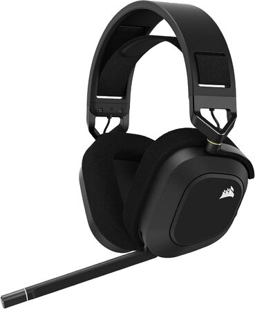Стрімінговий набір Sennheiser Profile з USB-мікрофоном та бездротовою ігровою гарнітурою Corsair HS80 RGB Multiplatform Dolby Atmos, всеспрямований мікрофон, сумісність з iCUE PC, Mac, PS5, PS4 Carbon