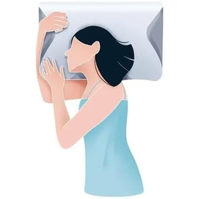 Ортопедична подушка Airflow Pro для лікування апное сну, оригінальна сіра, один розмір