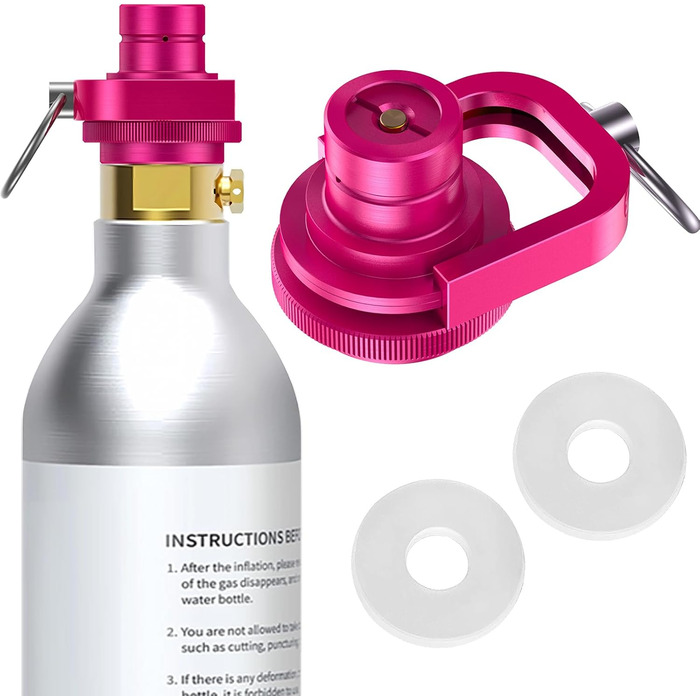 Швидкий адаптер Aissom Upgrade CO2, швидкий адаптер для соди CO2, сумісний з Duo/E-Duo/Terra/Art/E-Terra/Crystal 3.0/Gaia, адаптер CO2 для трапецієподібної різьби TR21-4