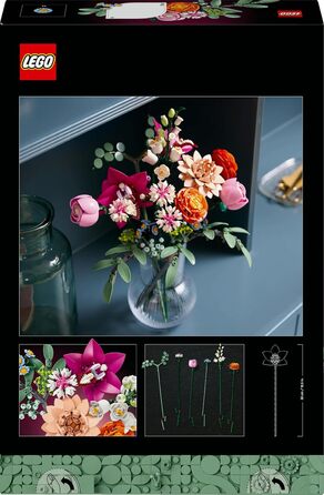 Конструктор LEGO Botanicals Гарний рожевий букет, 749 деталей