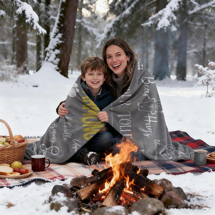 Подарунки для дівчини - Ковдра-обіймач 150 x 200 см Подарунки для жінок, сестри на Різдво, день народження, м&39які, портативні та можна прати в пральній машині, сірі 150 x 200 см