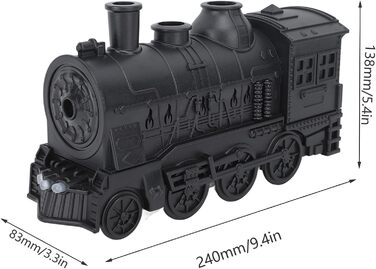 Дифузори для ефірних масел, зволожувач повітря локомотив 300 мл з пультом дистанційного керування, форма тяги, 2 режими освітлення
