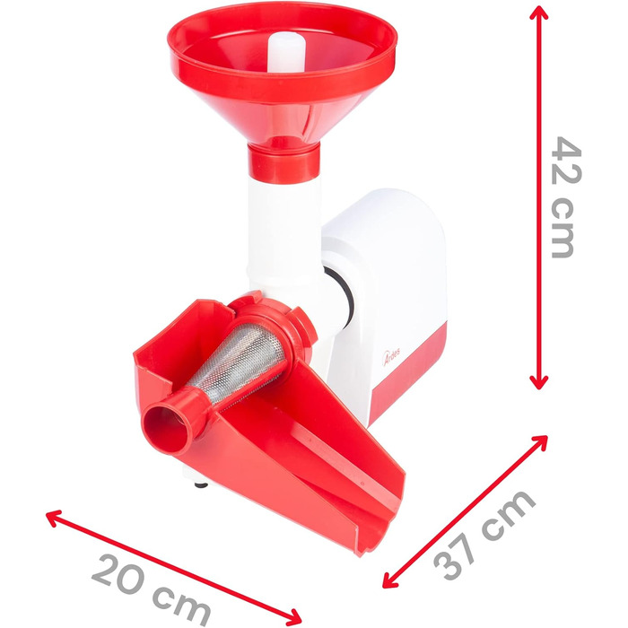 Електричний прес для помідорів Професійна електрична машина для подрібнення помідорів зі сталевим фільтром Прес для помідорів Ardes Model AR74AM80
