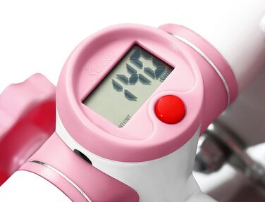 Степер Sunny Health & Fitness для домашнього використання, міні-степер для домашнього спортзалу, компактне обладнання для кардіотренувань всього тіла з додатковими поворотами, еспандерами та безкоштовним додатком SunnyFit 01 Pink