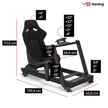 Кабіна симулятора перегонів Rennsitz Симулятор перегонів Rennsimulator