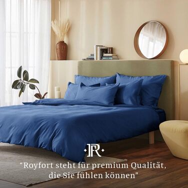 Комплект розкішної бавовняної постільної білизни ROYFORT - 3 шт. и Підковдра Prestige наволочка 100 органічна бавовна Унікально м'