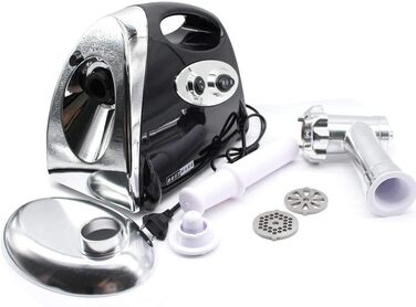 Електрична м'ясорубка, 2800 Вт ковбаса машина харчовий процесор подрібнювач кухонний електричний з 3 шліфувальними пластинами з не