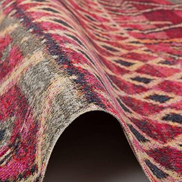 Пергамський дизайнерський килим вінтажний Zoe Orient Марокко Бербер виглядає барвисто в 5 розмірах 80 х 150 см
