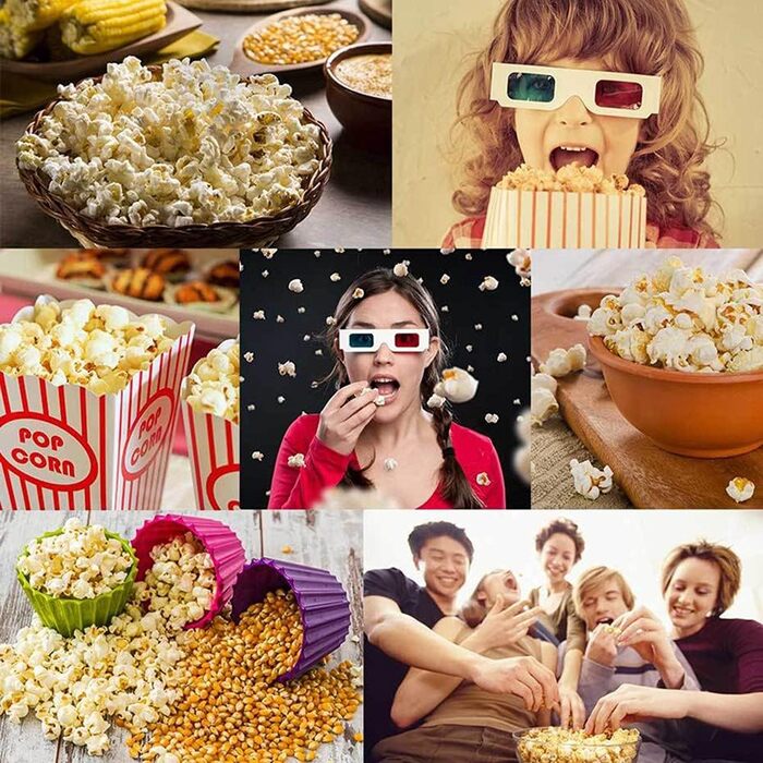 Аксесуари для машини для приготування попкорну EastMetal, 230 г Горщик для попкорну Ручна електрична машина для приготування попкорну Деталі Каструля проти опіку Універсальна легко чиститься для кукурудзи, закуски (3 отвори-15 мм)