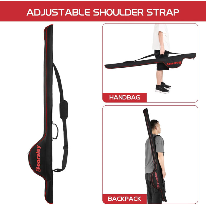 Сумка для вудок 160 см, портативна сумка для вудок, складна сумка для вудок, сумка-органайзер великої ємності для вудок