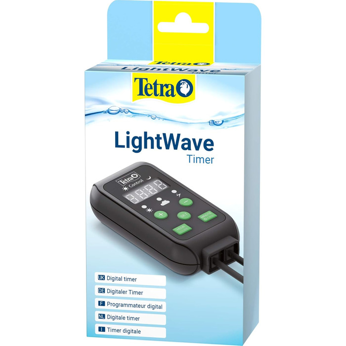 Таймер Tetra LightWave - підходить для програмування світлодіодних ламп Tetra LightWave, забезпечує додаткові функції (наприклад, схід та захід сонця)