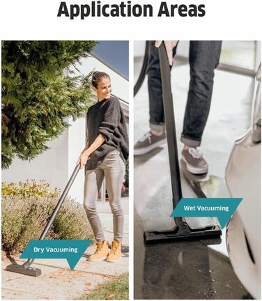 Пилосос для сухого та вологого прибирання Krcher WD 5 V-25/5/22, функція видування, потужність 1100 Вт, пластиковий контейнер 25 л