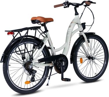 Дюймовий алюмінієвий міський велосипед для дівчат, 21 передача, розмір рами 13-14 дюймів., 26-