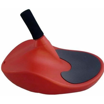 Міцні пластикові санки для дітей та дорослих з легким керуванням, червоні, 57 см