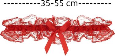 Жіночі підв’язки Umiin, мереживні, з блакитною стрічкою, універсальний розмір