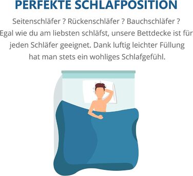 Всесезонна ковдра Medicate 135x200 см - Терморегулююча гіпоалергенна ковдра 135x200 - Стьобана ковдра з дихаючого волокна - Можна прати при температурі до 95C - Зроблено в Німеччині Всесезонна ковдра 135 x 200 см