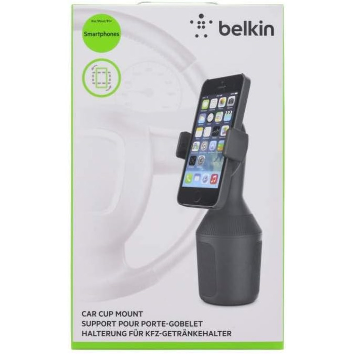 Автомобільний тримач для смартфонів Belkin (тримач для iPhone 14/14 Plus, 14 Pro, 14 Pro Max, 13, 12, 11, XS Max, XS, XR, X, SE, 8