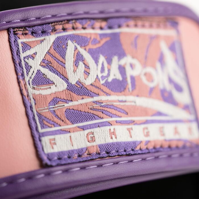 ЗБРОЇ Щитки для гомілок, дитячі, Дженні, рожеві, для тренувань та змагань, високоякісна синтетична шкіра та ідеальна амортизація, муай-тай, К1, ММА, карате та кікбоксинг, розмір S/M, 8