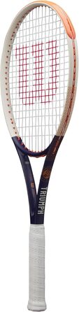 Тенісна ракетка Wilson Unisex для дорослих Roland-Garros Triumph 4-3/8&39 (3) темно-синя / біла