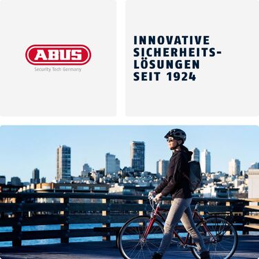 Страхувальний трос ABUS Cobra 10/200 Loop 200 см 10 мм з петлями Чорний