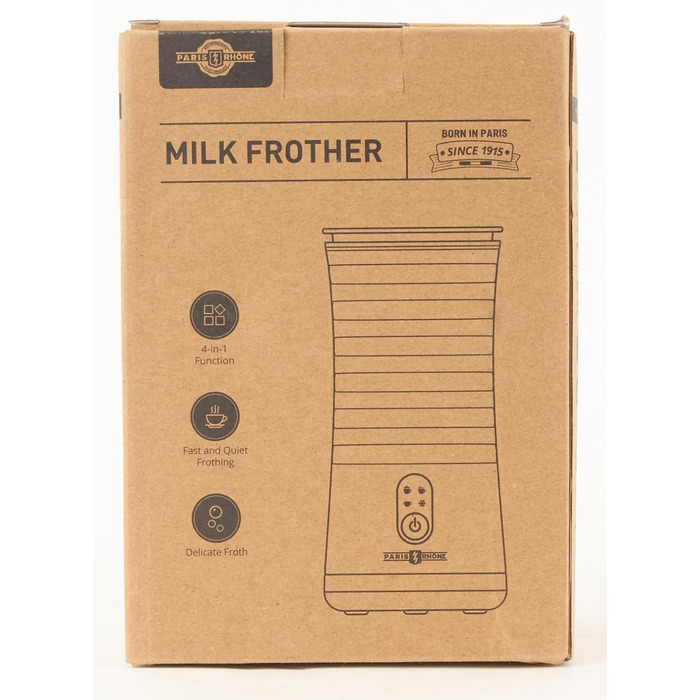 Піноутворювач для молока електричний 4-в-1 для гарячого та холодного молока Піна для гарячого та холодного молока, Тепле молоко, Н