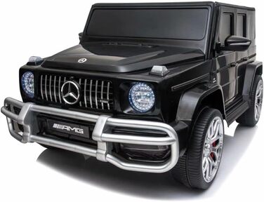 Дитячий електромобіль FINOOS Mercedes G63 AMG 2-місний, двомісний дитячий електромобіль з пультом дистанційного керування - шкірян