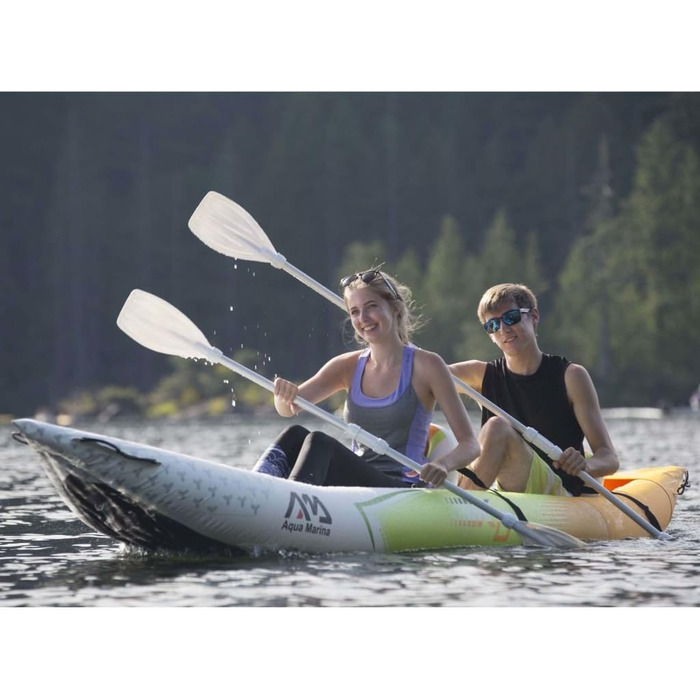 Надувний каяк vidaXL Aqua Marina Betta HM K0 для 2 осіб, різнокольоровий