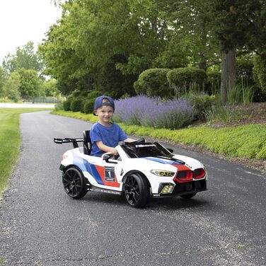Іграшковий електромобіль BMW M8 GTE 12V з пультом дистанційного керування - Ліцензія - М'який старт - 5 км/год Електромобіль для д
