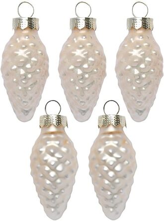 Чарівні міні-різдвяні кульки у формі шишок 12 шт Inge-glas