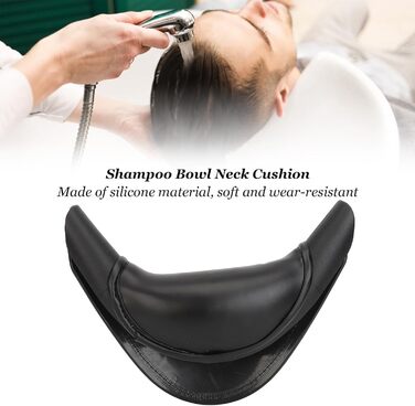 Силіконова подушка для миття волосся Fyearfly, перукарська подушка для шиї з раковиною, подушка для шиї з мискою для шампуню запобігає ковзанню силіконова подушка для шиї з миття волосся для домашнього та салонного використання