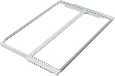 Скляна полиця для холодильника Bosch Siemens 743197 (443x430 мм) - оригінальна, розділена на дві частини. Підходить для Neff, Balay, Constructa.