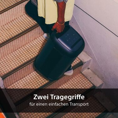 Бездротова Bluetooth колонка для вечірок з потужним звуком і MEGA BASS - 25 годин автономної роботи, портативна, світлодіодне підс