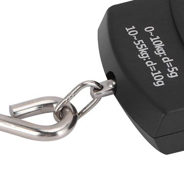 Портативні електронні ваги з USB-акумулятором, портативні експрес-ваги для риболовлі, місткість 55 кг, для експрес-багажу для риболовлі