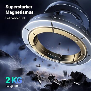 Автомобільний тримач проти падіння, магнітне закриття тримач мобільного телефону автомобільний магнітний автомобільний тримач мобі