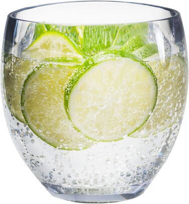 Набір меламінового посуду Jesolo Grey для 2 осіб, вигляд кераміки, можна мити в посудомийній машині, аксесуари для кемпінгу, каравану, фестивалю, пікніка, садової вечірки, 8 предметів - прозорий стакан для напоїв 400 мл