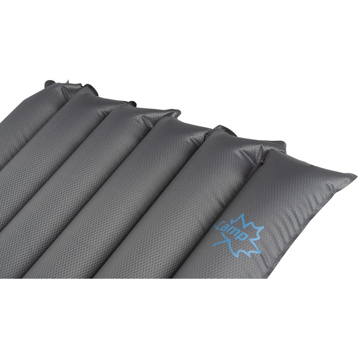 Надувний матрац Bo-Camp, чорний, 185 x 60 x 3 см