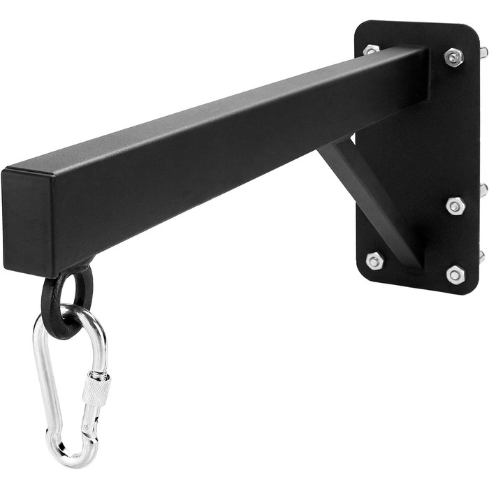 Настінний кронштейн для боксерської груші в комплекті з кріпильними гвинтами - міцна сталь - 60 см - вантажопідйомність 150 кг