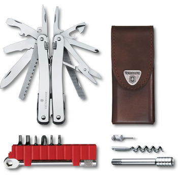 Багатофункціональний інструмент VICTORINOX Swiss Tool Spirit X Plus Ratchet, 36 функцій, швейцарського виробництва, мультитул з фі
